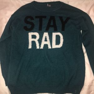 Urban Outfitters "Stay Rad" Sweater